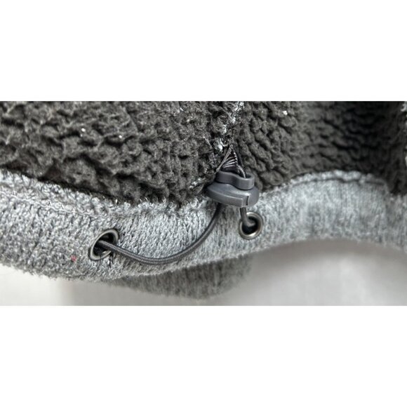 Free Country Hoodie Jacket Mens Large‎ Full Zip Gray Sherpa Fleece Fall/Winter - Picture 9 of 12